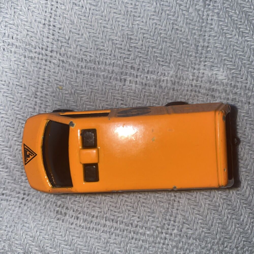Vintage Suntoy 2.5” Long Plastic Orange A Construction Group Truck Car (JL) - Picture 3 of 3